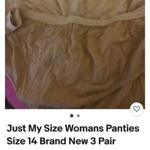 Just my size women's panties size 14 never worn or tried on